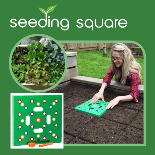 Seeding Square Seed Spacer Tool for Vegetable Gardens Square Foot Gardening  Template Seed Sowing Garden Tool Planting Guide 